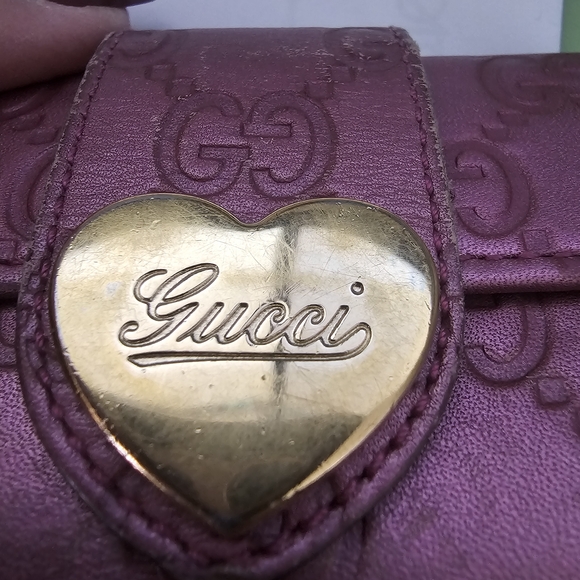 Gucci Pink Leather Wallet - Picture 4 of 5